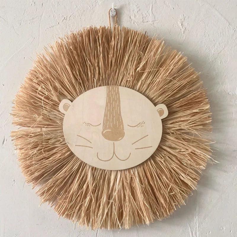 Nordic Handmade Lion King Wall Hanging Decor