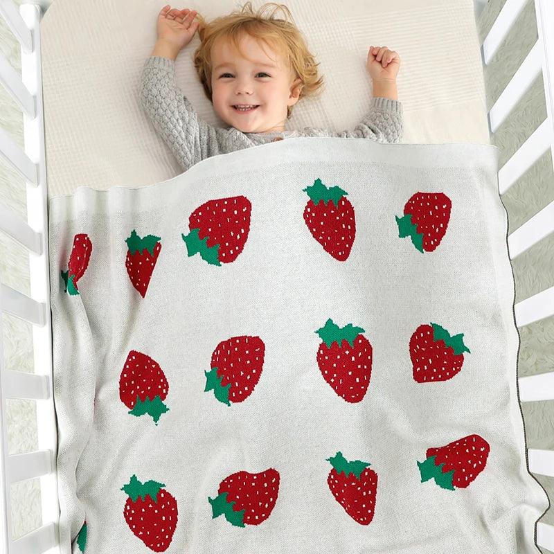 100% Cotton Strawberry Berry - Mandhi