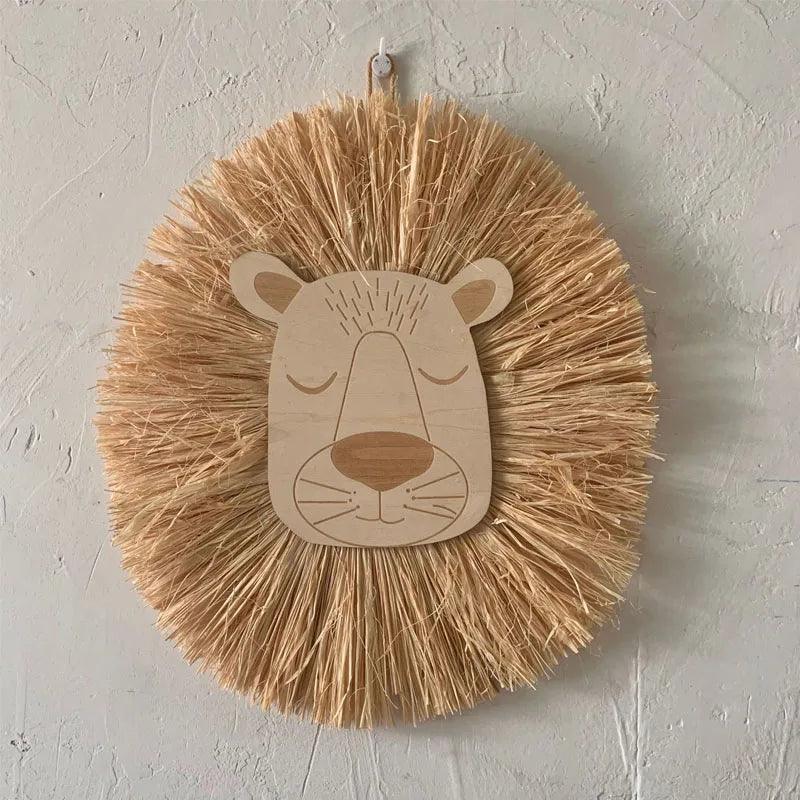 Nordic Handmade Lion King Wall Hanging Decor