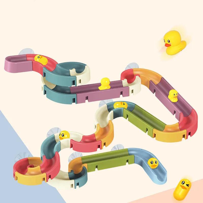 Splash & Play: DIY Marble Race Run Bath Toy Set - Mandhi