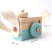 Wooden Fashion Camera Baby Toys Pendant Baby Block Montessori Toys for Children Wooden DIY Presents Nursing Gift Outdoor Toys - Mandhi