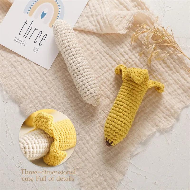 Lemon Rattle Bite Strength Exercise Comfort Toy