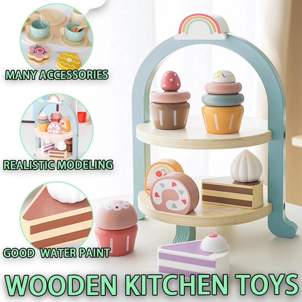 Wooden High Tea Play Set