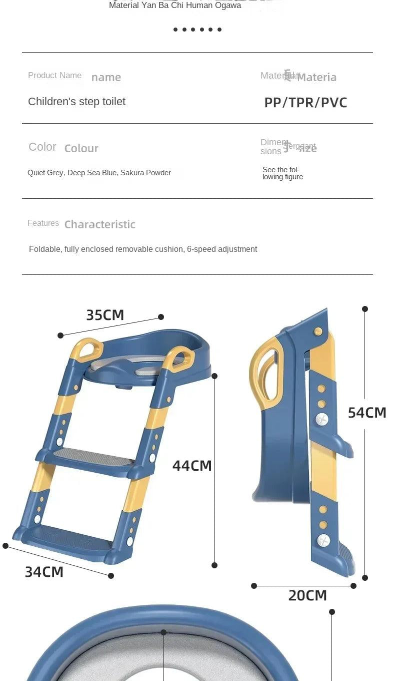 Foldable Toilet Training Ladder