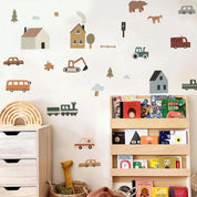 Nordic Cars Wall Stickers - Mandhi