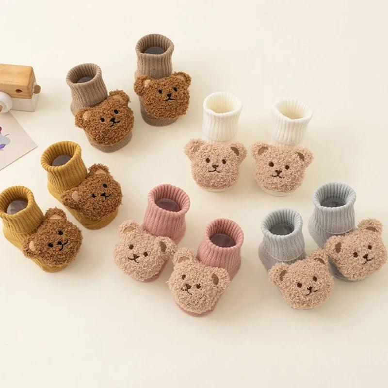 Cute Cartoon Bear Baby Socks