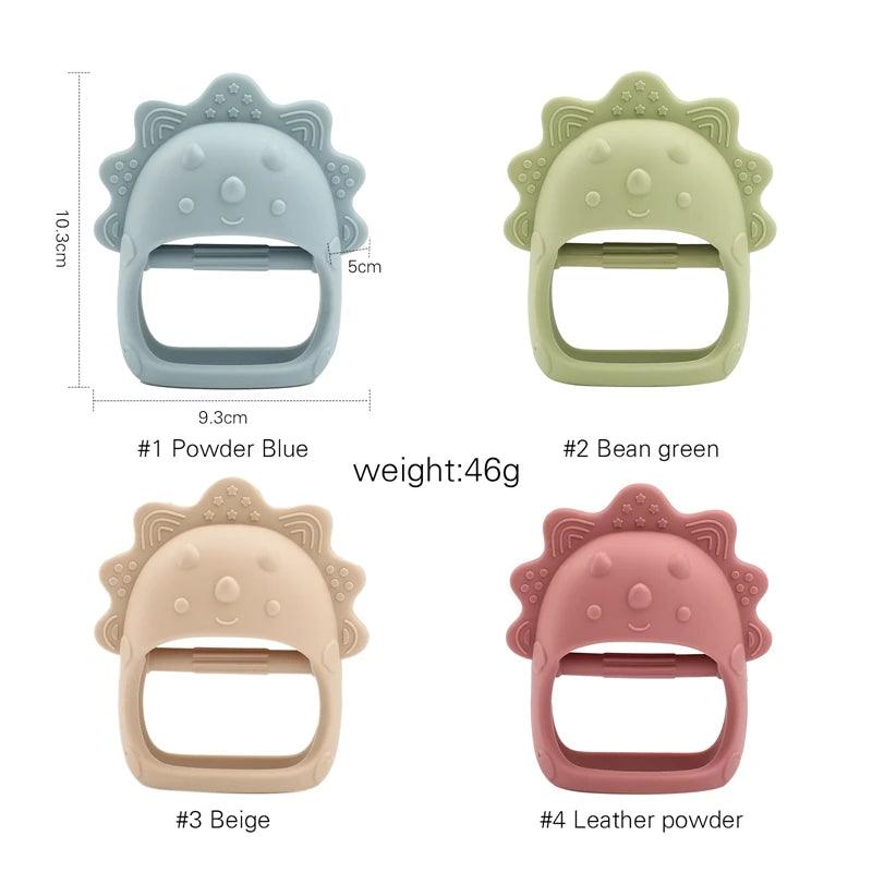 Baby Silicone Teether Ring  Rattles