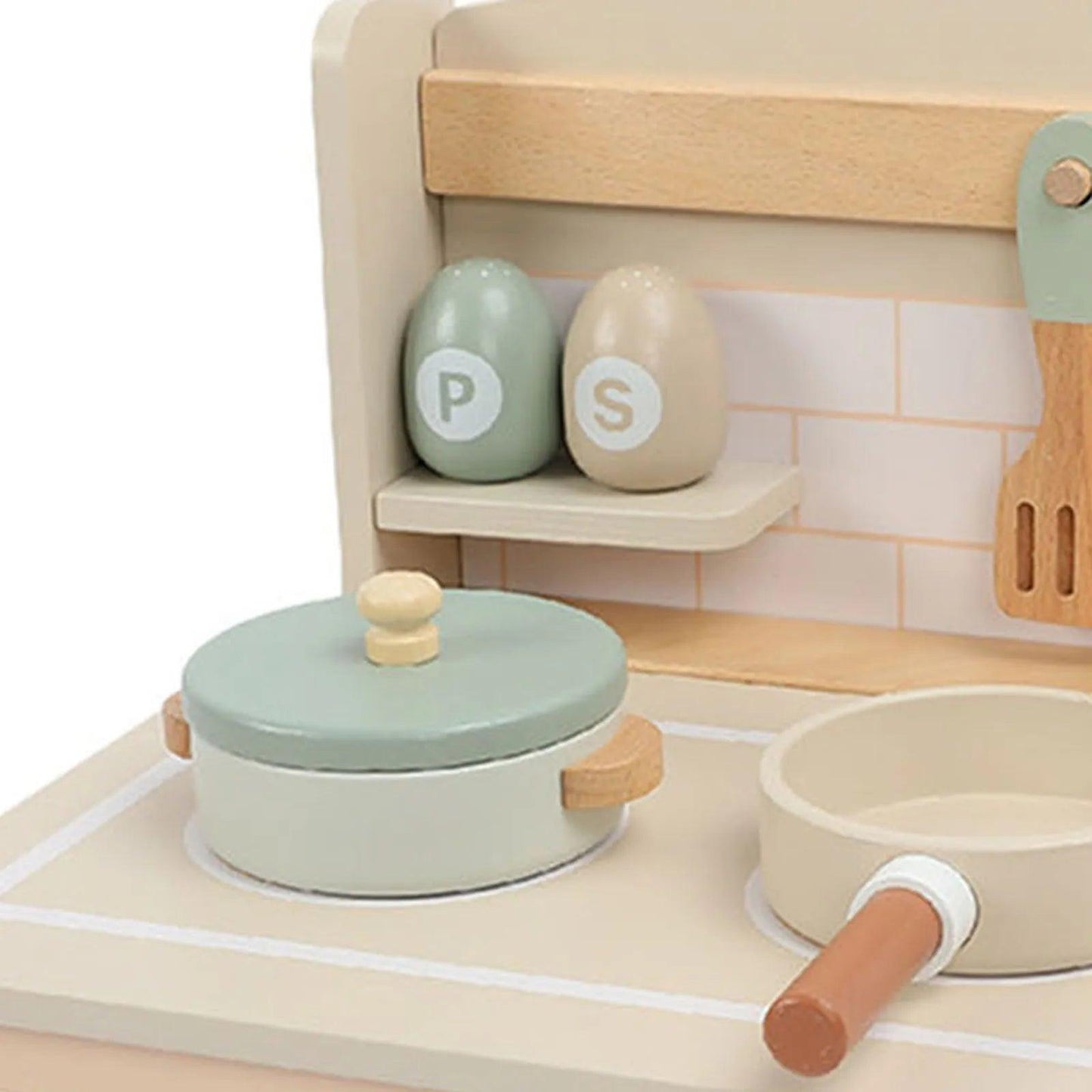 Mini Wooden Kitchen Playset