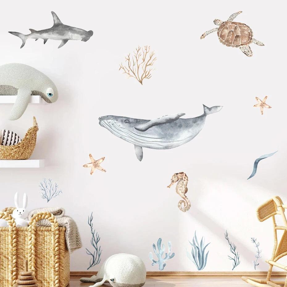 Ocean Animal Wall Stickers