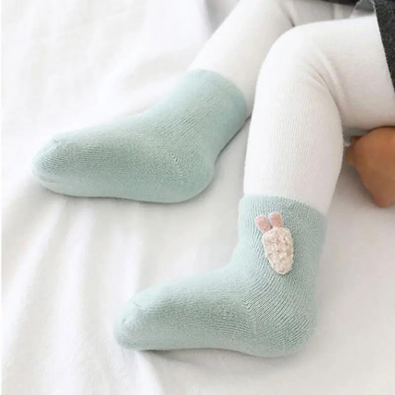 3Pairs/Lot Warm Winter Baby Socks