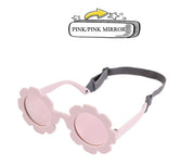 Baby Polarizrd Round Sun Flower Sunglasse