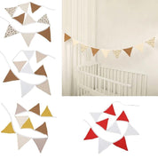 Colorful Cotton Bunting Banner