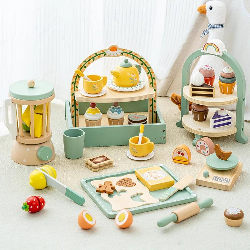 Wooden High Tea Play Set