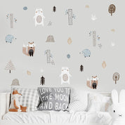 Forest Friends Wall Stickers