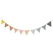 Muted Colorful Cotton Bunting Banner