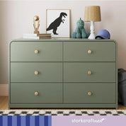 Olive 6-Drawer Dresser