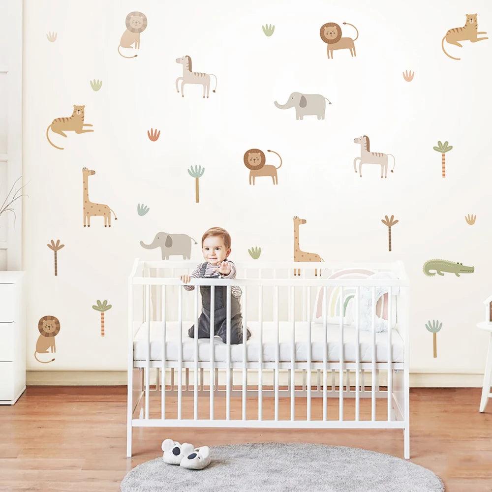 Safari Friends Wall Stickers