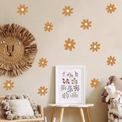 Boho Bliss: Daisy Flower Wall Stickers - Mandhi