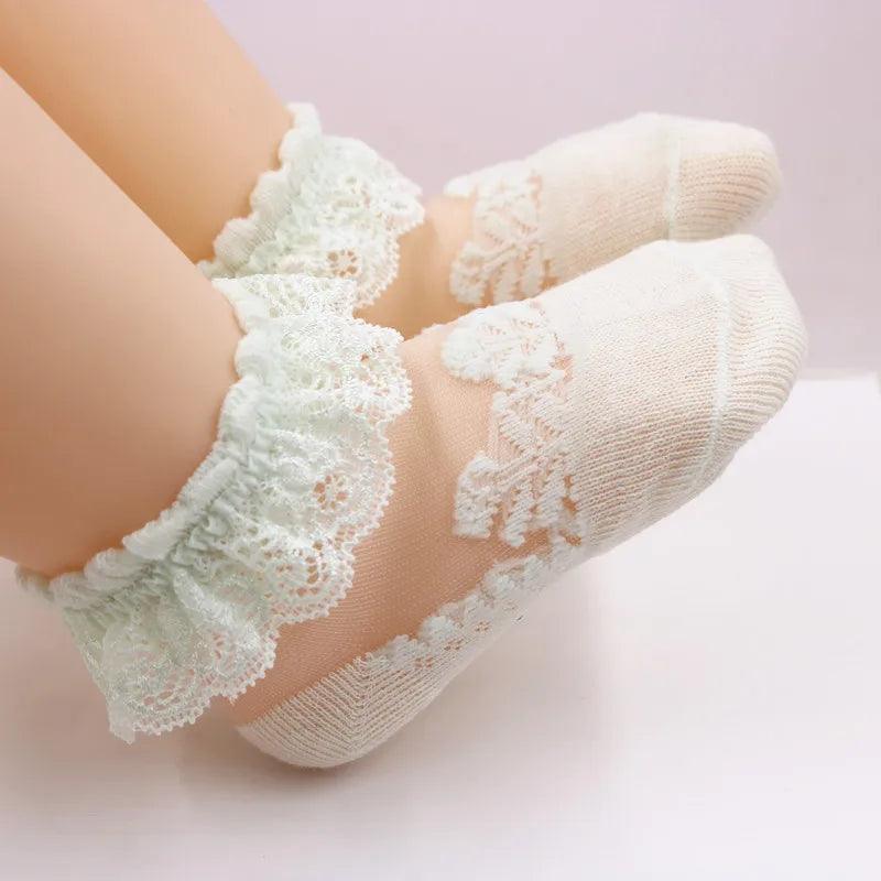 Soft Lace Mesh Socks