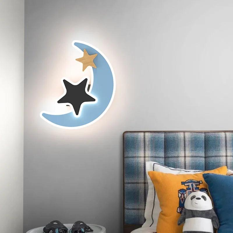 Rocket & Star LED Wall Lamp