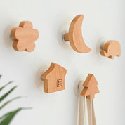 Wooden Happy-Room Hooks