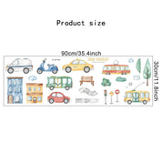 Soft Color Car Wall Stickers