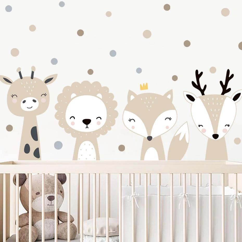 Deer & Fox Wall Sticker