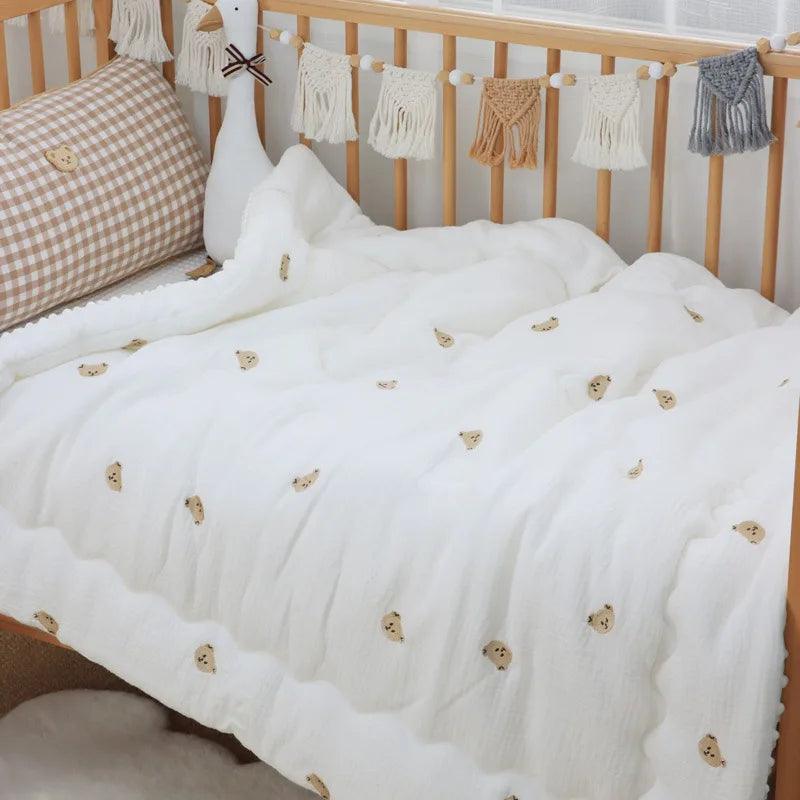 Embroidered Cotton Duvet - Mandhi