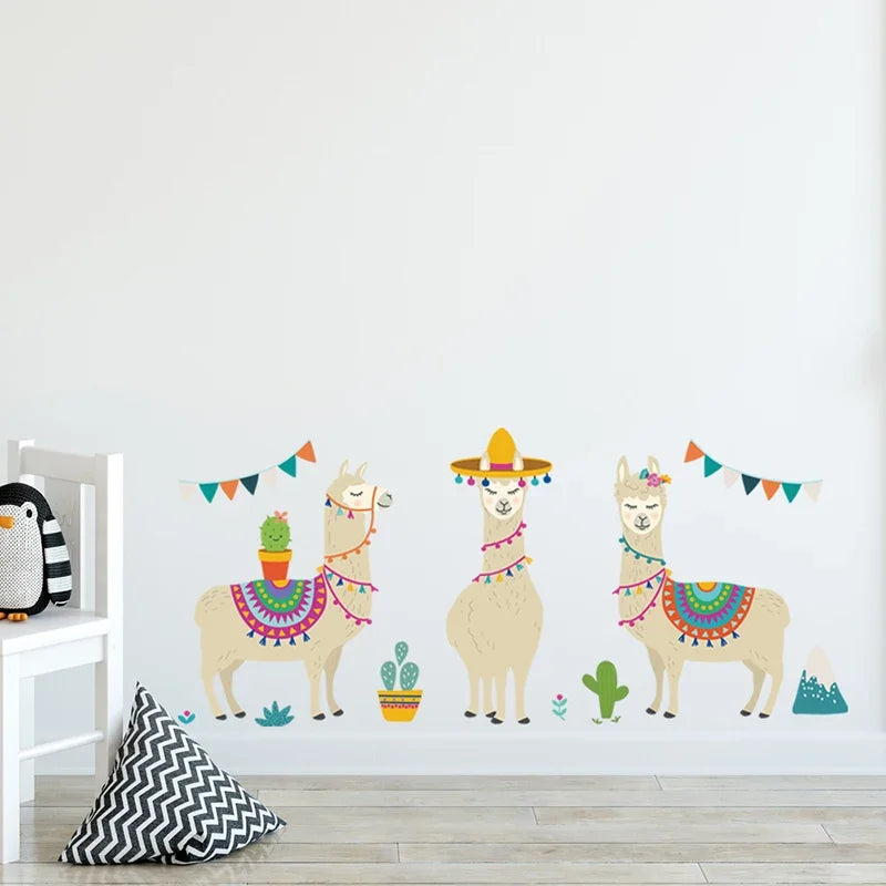 Alpacas Wall Stickers